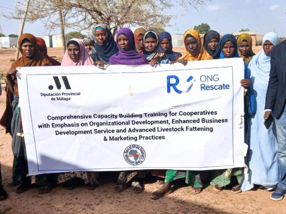 Mujeres de la Región Somalí de Etiopía participando en cooperativas impulsadas por el proyecto contra la MGF