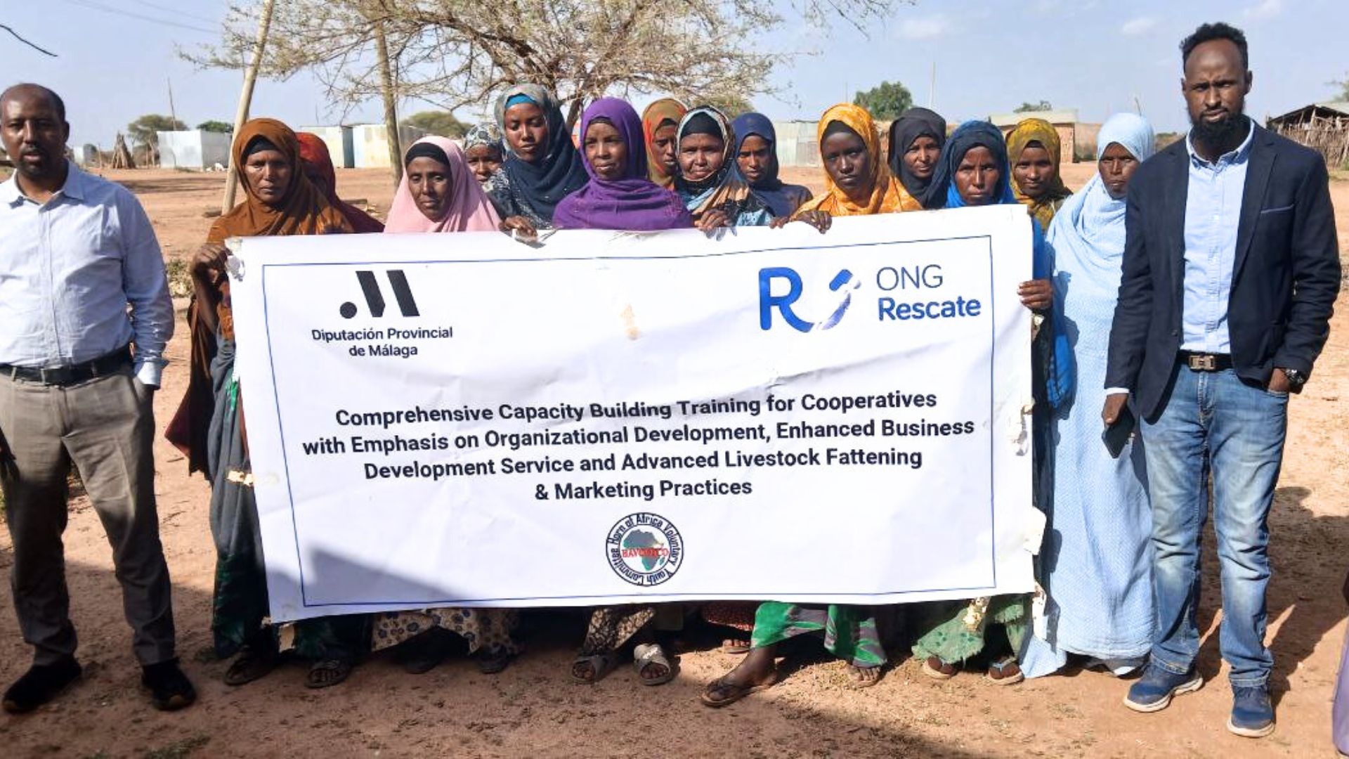Mujeres de la Región Somalí de Etiopía participando en cooperativas impulsadas por el proyecto contra la MGF