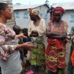 mujeres beneficiarias del proyecto humanitario en RD Congo de ONG Rescate