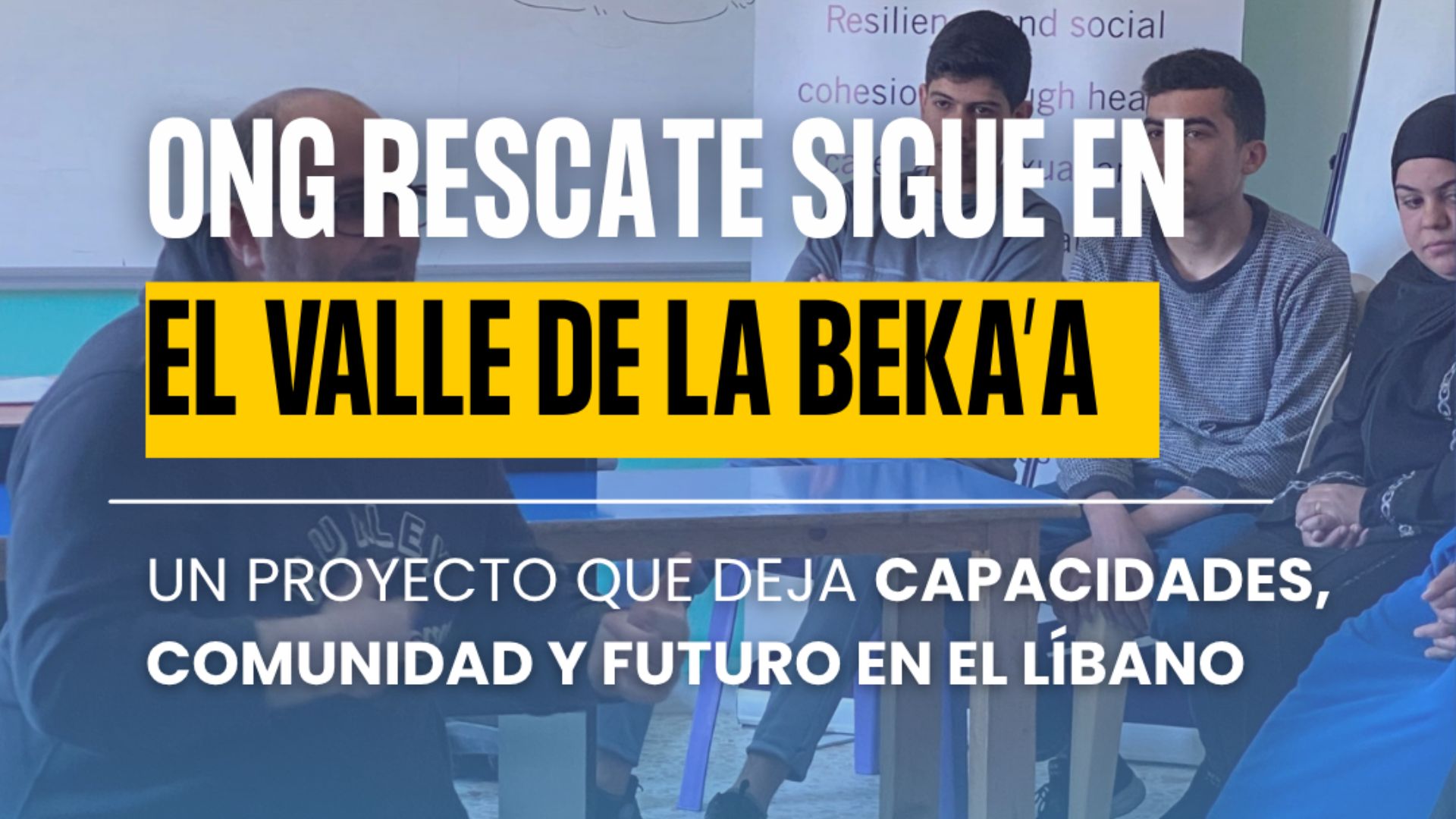 Familias desplazadas por la crisis humanitaria en Líbano reciben ayuda humanitaria urgente