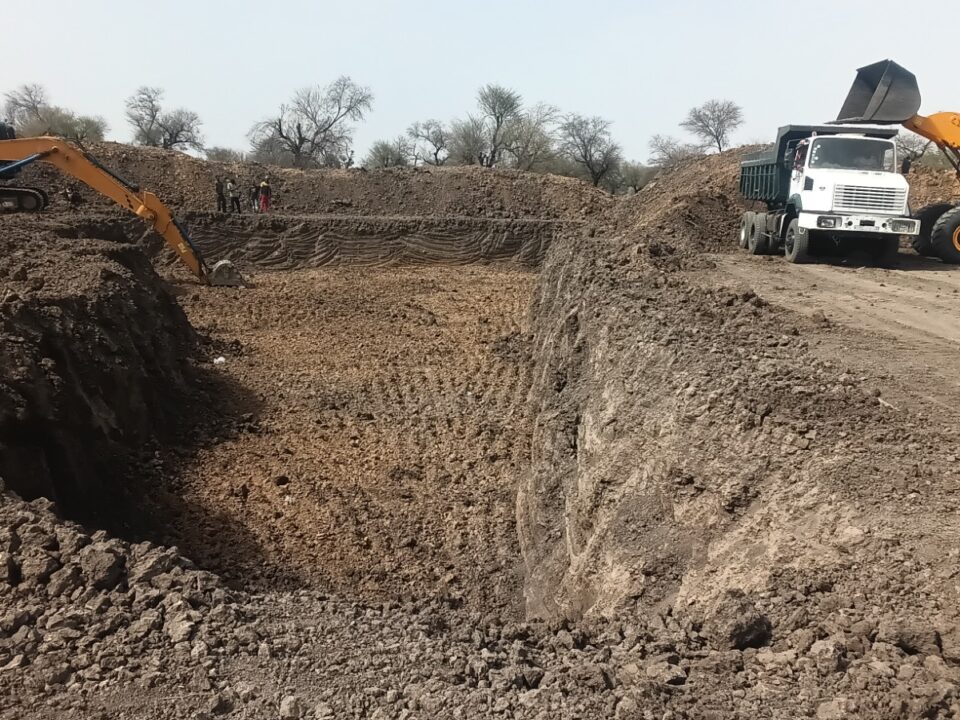 Vista de la laguna de Mouliné, en la región de Kayes (Malí), cuya rehabilitación mejorará el acceso al agua, la producción agrícola y la seguridad alimentaria de la comunidad.